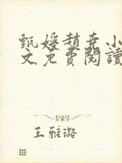 甄嫒赵尧小说全文免费阅读