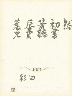 叶辰萧初然最新免费听书