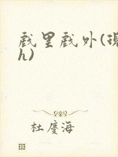 戏里戏外(现场h)封面
