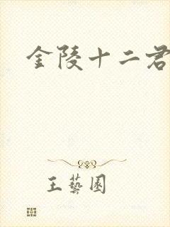 金陵十二君封面