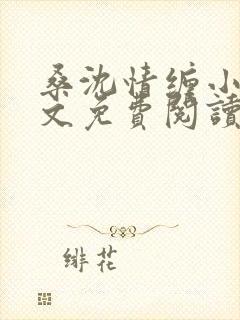 桑沈情缠小说全文免费阅读