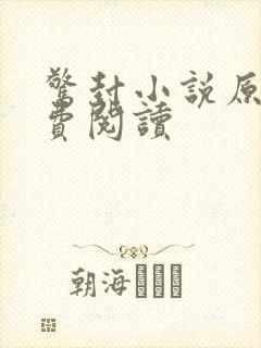惊封小说原文免费阅读
