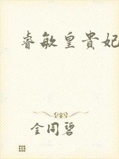睿敏皇贵妃