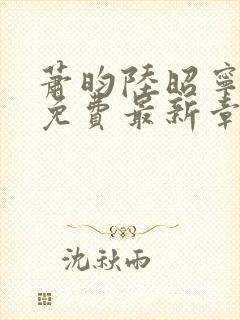 萧昀陆昭宁全文免费最新章节阅读封面