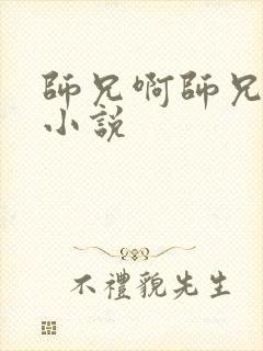 师兄啊师兄原著小说封面