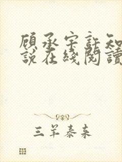 顾承宇许知夏小说在线阅读封面