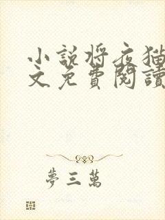 小说将夜猫腻全文免费阅读全文封面