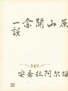 一念关山原著小说