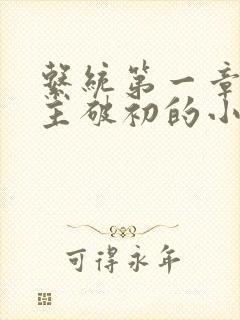 系统第一章给宿主破初的小说