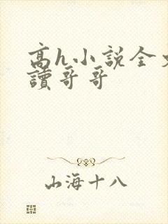 高h小说全文阅读哥哥