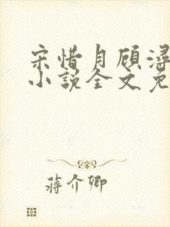 宋惜月顾浔渊的小说全文免费阅读