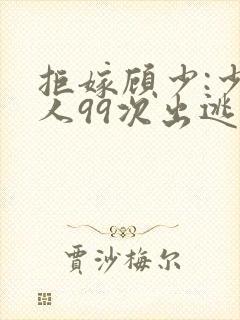 拒嫁顾少:少夫人99次出逃封面