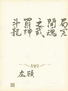 斗罗之开局签到龙神武魂完整版封面