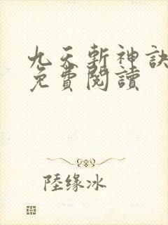 九天斩神诀林辰免费阅读封面