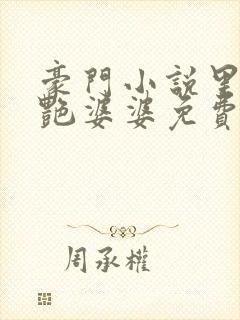豪门小说里的美艳婆婆免费阅读