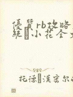 优质rb攻略系统寀小花全文免费阅读
