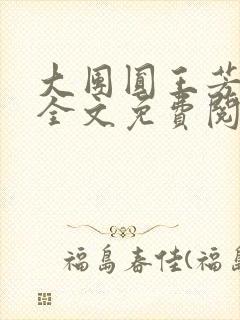 大团圆王芳高敏全文免费阅读