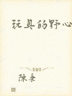 玩具的野心封面