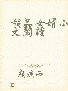 超品女婿小说全文阅读