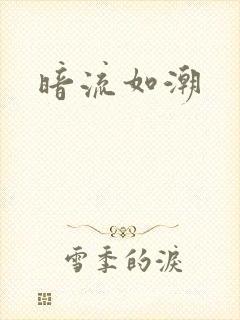暗流如潮封面