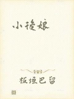小后娘封面