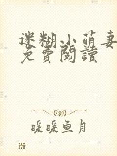 迷糊小萌妻全文免费阅读