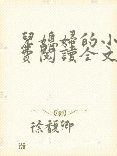 儿媳妇的小说免费阅读全文