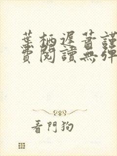 叶栖迟萧谨行免费阅读无弹窗