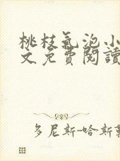 桃枝气泡小说全文免费阅读