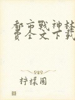 都市战神林北免费全文下载封面