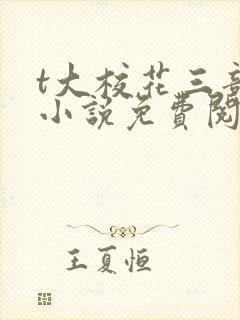 t大校花三部曲小说免费阅读全文封面