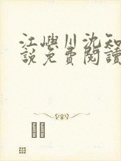 江屿川沈知意小说免费阅读