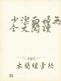 少洁白妇无删减全文阅读