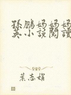 孙鹏妈妈妈刘淑英小说阅读