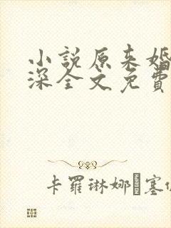 小说原来婚浅情深全文免费阅读
