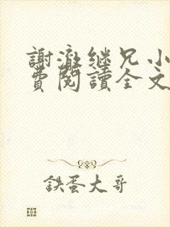 谢澈继兄小说免费阅读全文无弹窗
