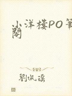 小洋楼PO笔趣阁