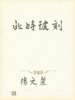此时彼刻封面