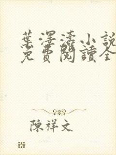 叶泽涛小说全文免费阅读全文封面