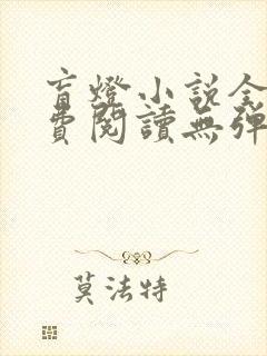 盲灯小说全文免费阅读无弹窗