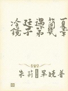 冷廷遇简夏对着镜子第几章