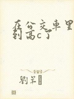 在公交车里c弄到高c了