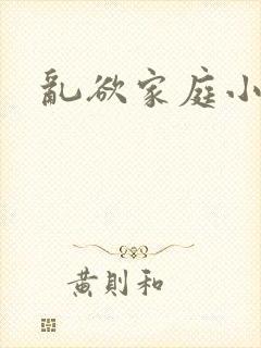 乱欲家庭小说封面
