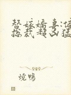 替嫁娇妻:偏执总裁超凶猛