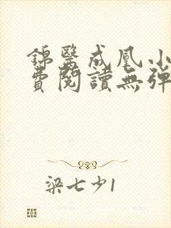 锦医成凰小说免费阅读无弹窗