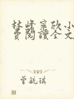 林峰宁欣小说免费阅读全文最新章节笔趣阁