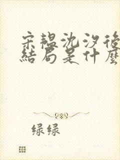 宋韫沈汐后续大结局是什么