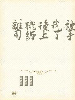 离职后我被前上司缠上了手机版封面