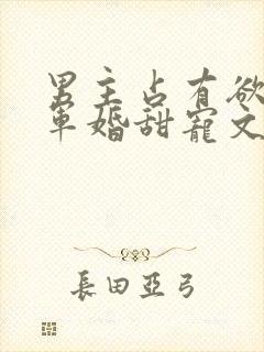 男主占有欲强的军婚甜宠文封面