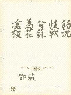 沧为公歧的清纯校花苏软沈越封面